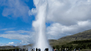 Strokkur geyser Iceland Golden Circle